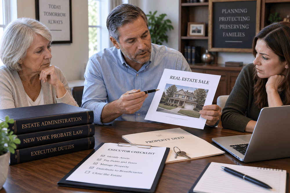 Can An Executor Sell Real Estate Without Beneficiary Approval In New York