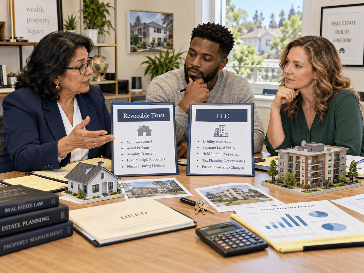 Revocable Trusts Vs. LLCs For Real Estate Holdings
